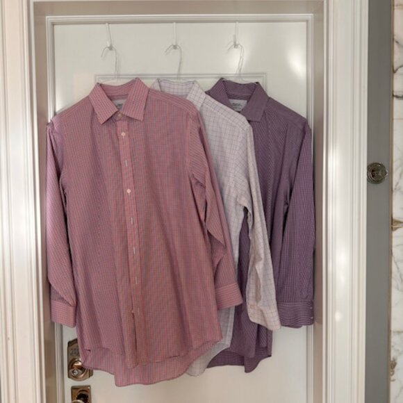 Lot of Three (3) Charles Tyrwhitt Non Iron Shirts (16x33) - Picture 2 of 12